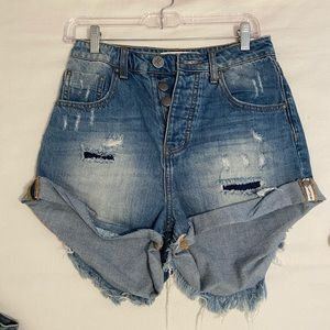 One Teaspoon Denim shorts